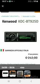 autoradik Kenwood KDC-BT92SD