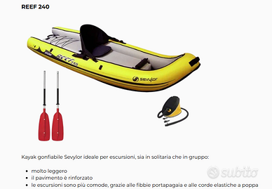 Kayak gonfiabile Reef 240 - Sevylor