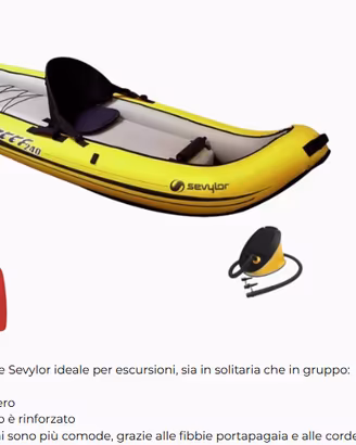 Kayak gonfiabile Reef 240 - Sevylor