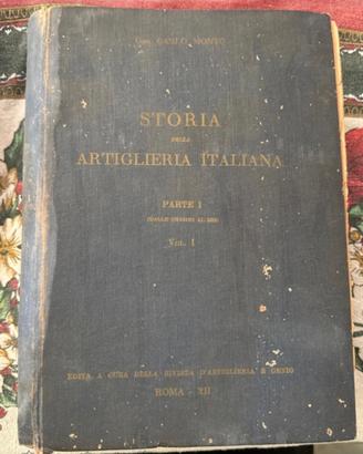 Storia Artiglieria IT, Autografata B. Mussolini