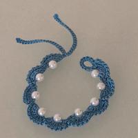 Bracciale uncinetto lavorazione a mano