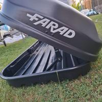 box da tetto farad crub nero goffrato 430l