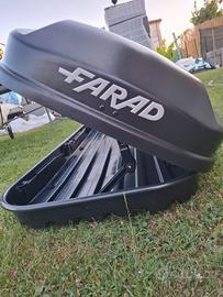 box da tetto farad crub nero goffrato 430l