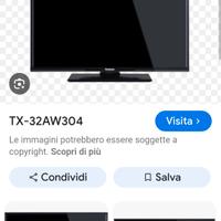 tv panasonic 32 pollici lcd non accende, piu dvbt2