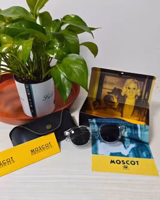 MOSCOT Originali Trasparenti 46 Nuovi Completi
