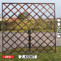 Coppia di Grigliati in Legno XL (245x230 cm)