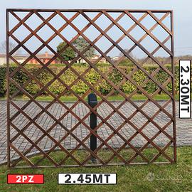 Coppia di Grigliati in Legno XL (245x230 cm)