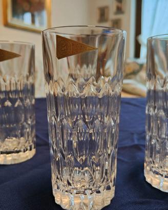 Set 5 bicchieri tumbler in cristallo