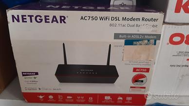 Netgear Modem Router WI FI AC750 ADSL/ADSL+