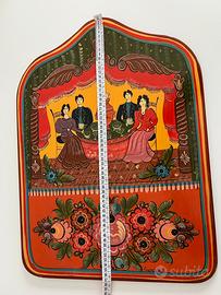 Tagliere dipinta a mano grande niova