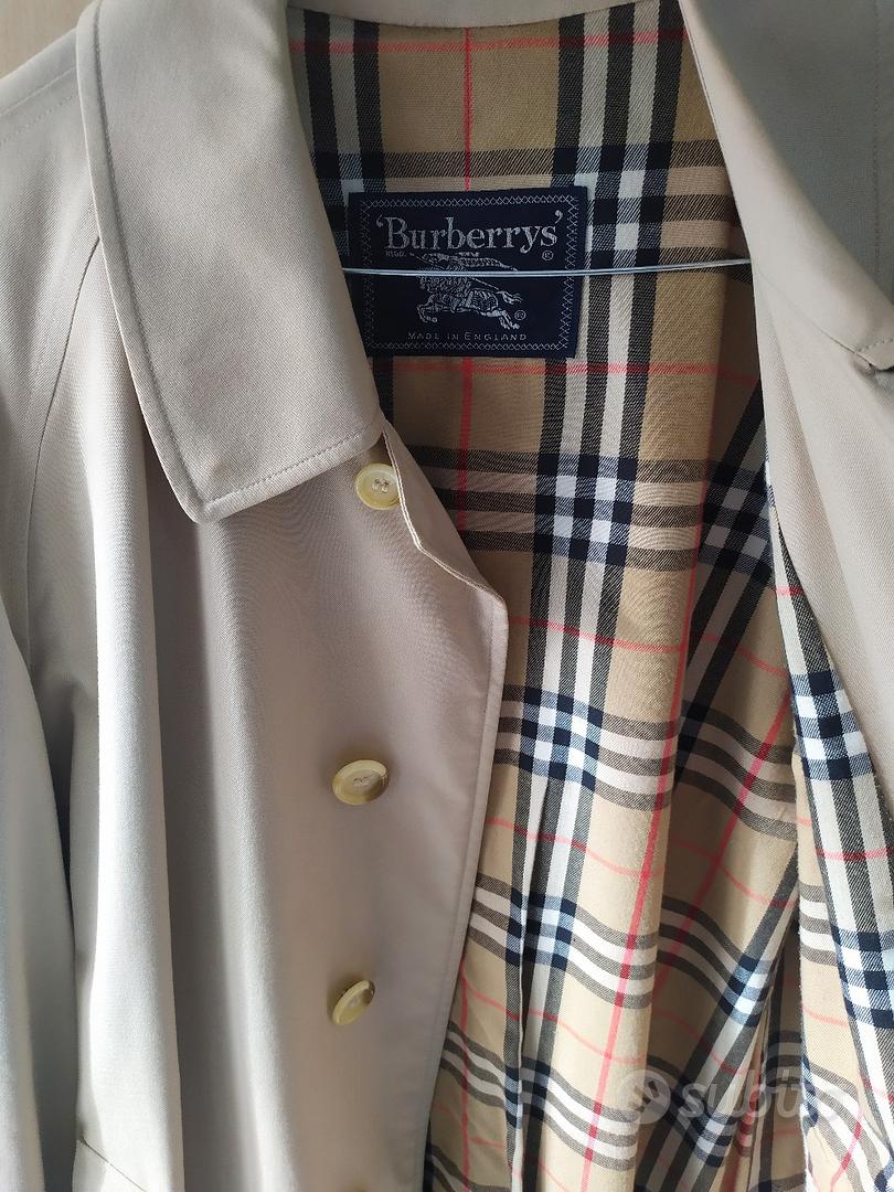 Burberry trench shop uomo roma