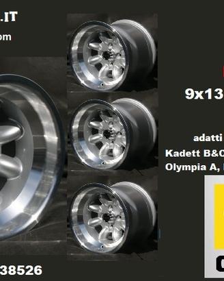 Cerchi minilite 9x 13 4x100 et-12 opel