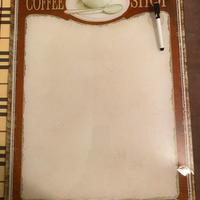 Lavagna Vetro Coffee Shop Montemaggi