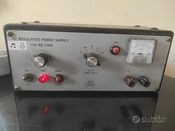 DC REGULATED POWER SUPPLY TYPE AS 1166 MILANO