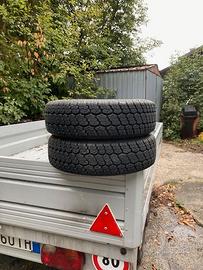 4 pneumatici per rimorchietto 145-10