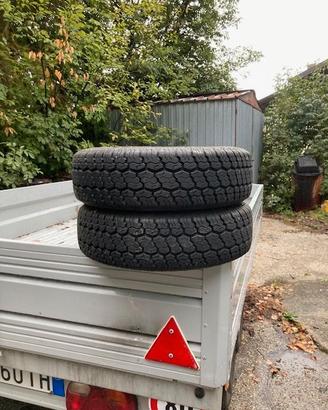 4 pneumatici per rimorchietto 145-10