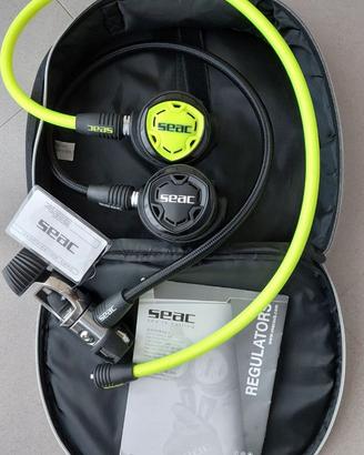 SEAC IT300 Erogatore e Octopus di Emergenza +Borsa