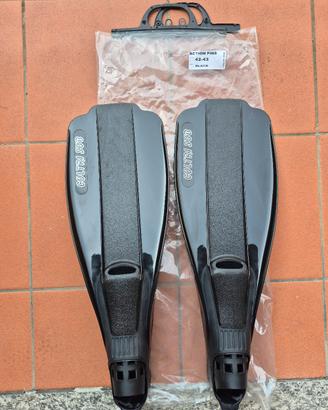 Pinne Coltri Sub a scarpetta n.42/43