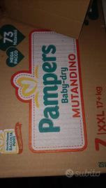 pannolini Pampers mutandino