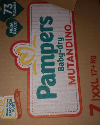 pannolini Pampers mutandino