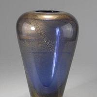 Vaso Venini in cristallo Murano firmato