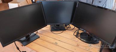 3 monitor 22 e 19 pollici audio incorporato