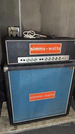 cassa amplificata valvolare Simms Watt perfette