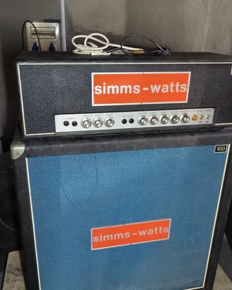 cassa amplificata valvolare Simms Watt perfette