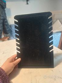 Espositore collane rivestito in velluto nero