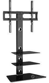 Supporto TV da Pavimento in vetro