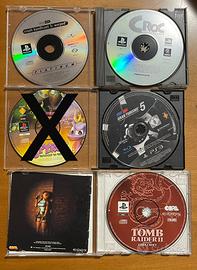 Lotto PS1 originali (solo disco) + PS3 – Crash 3,