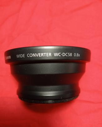 CANON  WIDE CONVERTER WC-DC 58 0.8 X