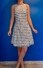 Vestitino bianco e blu