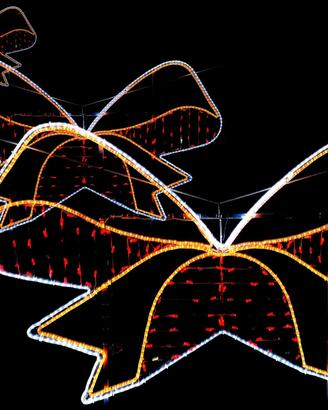 luminarie professionali natalizie usate ecc