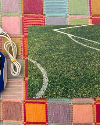 Mouse + tappetino mouse Trust stile calcio