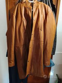 Cappotto vintage montone uomo XL/XXL, vera pelle