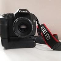 Canon 50D+50mm.1,8 e battery grip. Perfetta