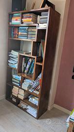 Libreria divisoria in legno massello