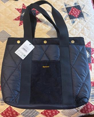 Borsa originale Barbour Healy Tote blu