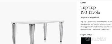 Kartell tavolo Top Top 190