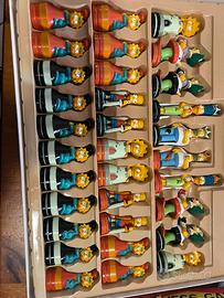 The simpson 3d chees set scacchi