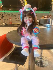 Bambola reborm 55 cm in silicone