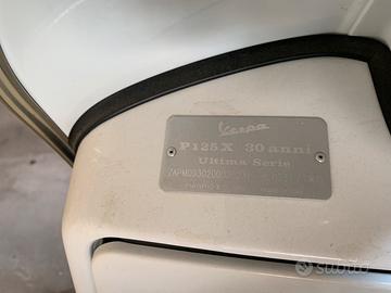 Vespa p125x px  ultima serie”