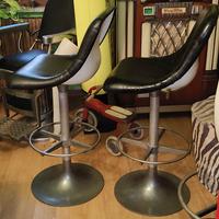 Coppia Di Sgabelli Tulip Vintage Modernariato 