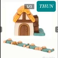 THUN  , DUE PEZZI DEL PRESEPE 

MULINO AD ACQUA e
