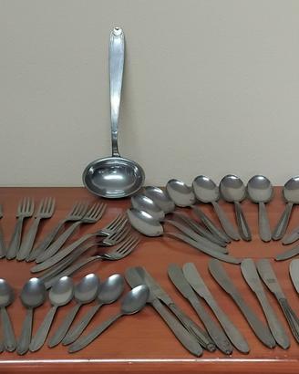 Servizio  posate Serafino Zani inox vintage