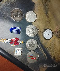 Medaglia da collezione più orologio antico