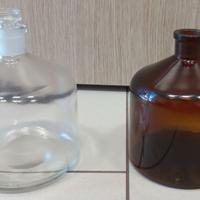 Bottiglie farmacia vintage in vetro