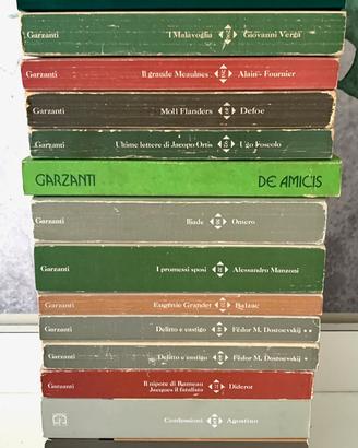 Romanzi classici edizioni Garzanti