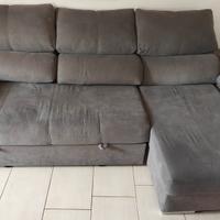 Divano letto con penisola 